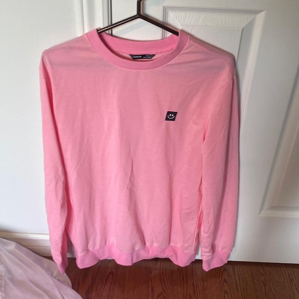 shein pink crewneck -FREE